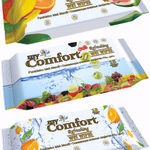 My Comfort nedves törlőkendő 15 db PH 5.5 Gyümölcs illattal MCF.REF.15