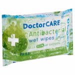 DOCTOR CARE Antibakteriális nedves törlőkendő 72db. NNK 43938-3/2020/JIF
 thumbnail 2