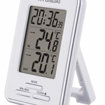 Hyundai meteorológiai állomás, fehér
Hőmérő vezeték nélküli érzékelővel, hossza 2 m, idő, ébresztőóra, max. és min. beltéri / kültéri hőmérséklet thumbnail 2