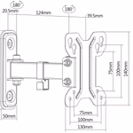 Univerzális forgatható/állítható falra szerelhető thumbnail 2