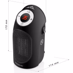 Eta Hálózati mini hősugárzó időzítővel 400W thumbnail 2