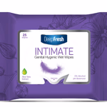 DeepFresh nedves intim törlőkendő 25 lapos Aloe vera kivonattal