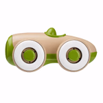 Egyedi vintage dizájnnal készült ECO kisautó, zöld thumbnail 2