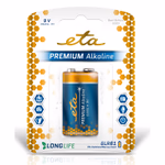 ETA Premium Alkáli elem  9V/6LR61 - 1db/bliszter
