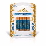 ETA Premium Alkáli elem - Micro - LR03 (AAA) - 4db/bliszter