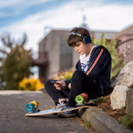 GoGEN Gyerek Bluetooth fejhallgató mikrofonnal hangerőkorlátozással, kék thumbnail 5