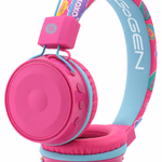GoGEN Gyerek Bluetooth fejhallgató mikrofonnal hangerőkorlátozással, rózsaszín thumbnail 2