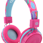 GoGEN Gyerek Bluetooth fejhallgató mikrofonnal hangerőkorlátozással, rózsaszín thumbnail 1