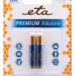  ETA PREMIUM AAAA alkáli elem, 2db (LR8PREM2) thumbnail 1