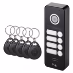 EMOS Ajtóra szerelhető színes kameraegység RF/ID-val, 4 gombos thumbnail 1