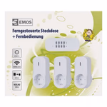 EMOS Távírányítható aljzat, 3 db, IP20 SCHUKO  thumbnail 4