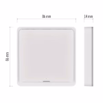 GoSmart Okos hordozható 1 funkciós szcenárió kapcsoló IP-2001ZW, ZigBee 3.0 thumbnail 2