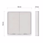 GoSmart Okos hordozható 2 funkciós szcenárió kapcsoló IP-2002ZW, ZigBee 3.0 thumbnail 2