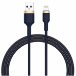 Gogen Lightning USB kábel 1m, textil borítás, kék szín
Adat és töltő csatlakozó Lightning kábel, USB 2.0 A 