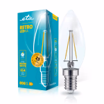 ETA filament LED égő, gyertya, E14, 6 W (60 W) 805lm thumbnail 1