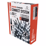 Standard LED sorolható karácsonyi füzér, 5 m, kültéri és beltéri, hideg fehér thumbnail 9