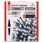 Standard LED sorolható karácsonyi füzér, 10 m, kültéri és beltéri, hideg fehér thumbnail 8