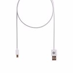 GoGen MicroUSB / USB-A 2.0 Töltő és adatkábel, fehér szín, 0,9m thumbnail 2