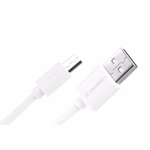 GoGen MicroUSB / USB-A 2.0 Töltő és adatkábel, fehér szín, 0,9m thumbnail 4