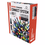 Standard LED sorolható karácsonyi füzér, 5 m, kültéri és beltéri, többszínű thumbnail 8