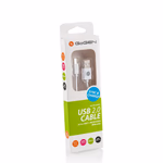 GoGen MicroUSB / USB-A 2.0 Töltő és adatkábel, fehér szín, 2m thumbnail 7