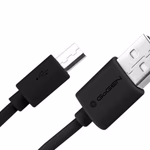 GoGen MicroUSB / USB-A 2.0 Töltő és adatkábel, fekete szín, 2m thumbnail 1