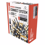 Standard LED sorolható karácsonyi füzér, villogó, 10 m, kültéri, meleg/hideg fehér thumbnail 9