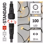 Standard LED sorolható karácsonyi füzér, 5 m, kültéri és beltéri, meleg fehér thumbnail 7