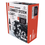 Standard LED sorolható karácsonyi füzér – háló, 1,5x2 m, kültéri, hideg fehér thumbnail 5