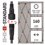 Standard LED sorolható karácsonyi füzér – háló, 1,5x2 m, kültéri, meleg fehér thumbnail 6