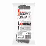 Hosszabbító kábel sorolható Standard fényfüzérekhez, fekete, 10 m, kültéri és beltéri thumbnail 8