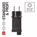 Tápegység Standard/Profi karácsonyi sorolható füzérekhez, kültéri és beltéri, időzítő thumbnail 1