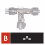 T-elosztó sorolható Standard fény füzérekhez, átlátszó, kültéri és beltéri thumbnail 3