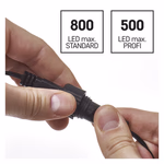 T-elosztó sorolható Standard fény füzérekhez, átlátszó, kültéri és beltéri thumbnail 5