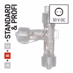 T-elosztó sorolható Standard fény füzérekhez, átlátszó, kültéri és beltéri thumbnail 6