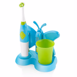 Gyerek fogkefe ETA Zubnička - fiús
ETA Zubnička gyerekfogkefével öröm  és  gyerekjáték a gyerekfogak tisztítása. Gyerek dizájn, matricák, forgófej, praktikus állvány pohárral és homokórával. thumbnail 1