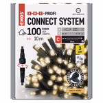 Profi LED sorolható füzér, fekete, 10 m, kültéri és beltéri, meleg fehér thumbnail 7