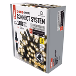 Profi LED sorolható füzér, fekete, 10 m, kültéri és beltéri, meleg fehér thumbnail 8