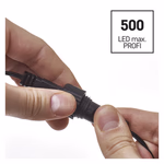 Profi LED sorolható füzér, fehér – jégcsapok, 3 m, kültéri, hideg fehér thumbnail 2