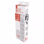 EMOS túlfeszültségvédő 4 aljzat 2M/B 900J SCH fehér thumbnail 3