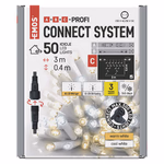 Profi LED sorolható füzér, villogó, fehér – jégcsapok, 3 m, kültéri, meleg/hideg fehér thumbnail 4