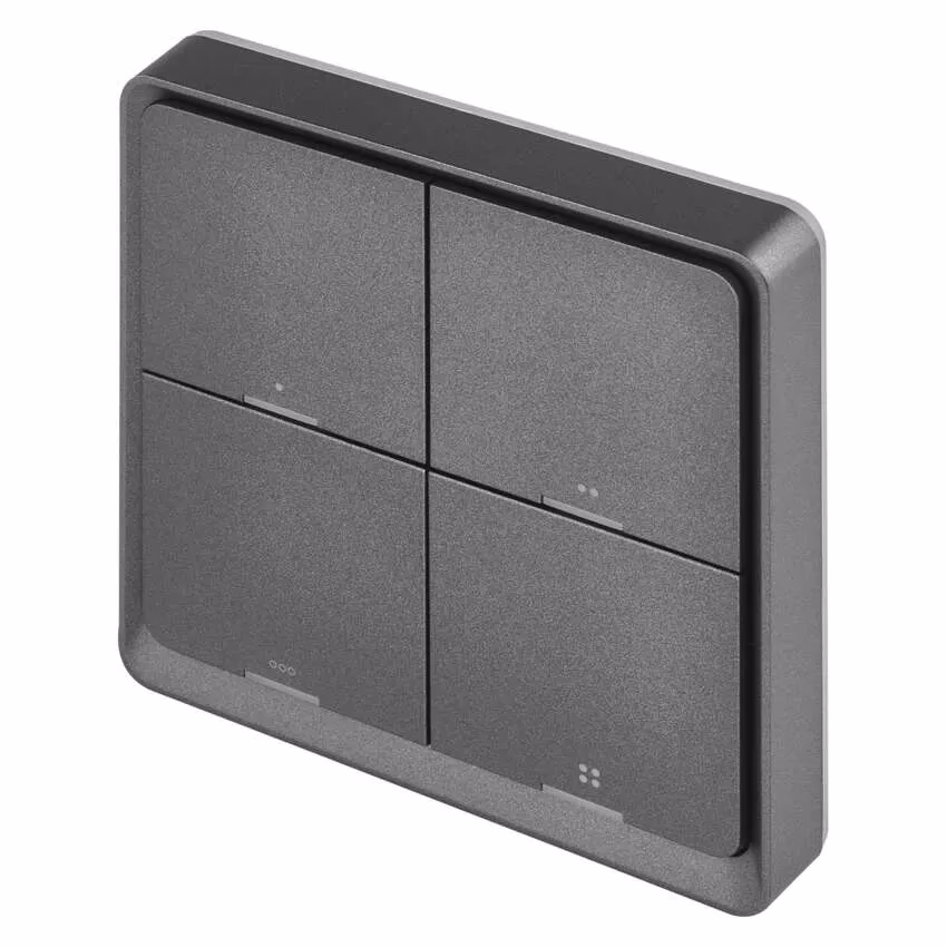 GoSmart Okos hordozható 4 funkciós szcenárió kapcsoló IP-2004ZB, ZigBee 3.0 - Image 1 of 4