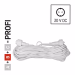 Hosszabbító kábel sorolható Profi fényfüzérekhez, fehér, 10 m, kültéri és beltéri thumbnail 6