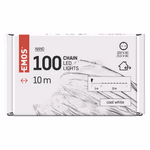 LED karácsonyi nano fényfüzér, ezüst, 10 m, kültéri és beltéri, hideg fehér, időzítő thumbnail 6