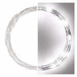 LED karácsonyi nano fényfüzér, ezüst, 4 m, kültéri és beltéri, hideg fehér, időzítő thumbnail 2