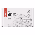 LED karácsonyi nano fényfüzér, ezüst, 4 m, kültéri és beltéri, hideg fehér, időzítő thumbnail 6