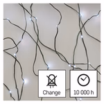 LED karácsonyi nano fényfüzér, zöld, 15 m, kültéri és beltéri, hideg fehér, időzítő thumbnail 8