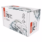 LED karácsonyi nano fényfüzér, zöld, 7,5 m, kültéri és beltéri, hideg fehér, időzítő thumbnail 7