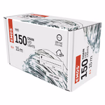 LED karácsonyi nano fényfüzér, zöld, 15 m, kültéri és beltéri, hideg fehér, időzítő thumbnail 7