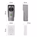 GoSmart Vezeték nélküli video kaputelefon IP-09C wifivel thumbnail 2